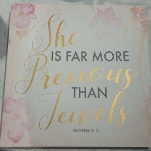 Religious canvas wall decor